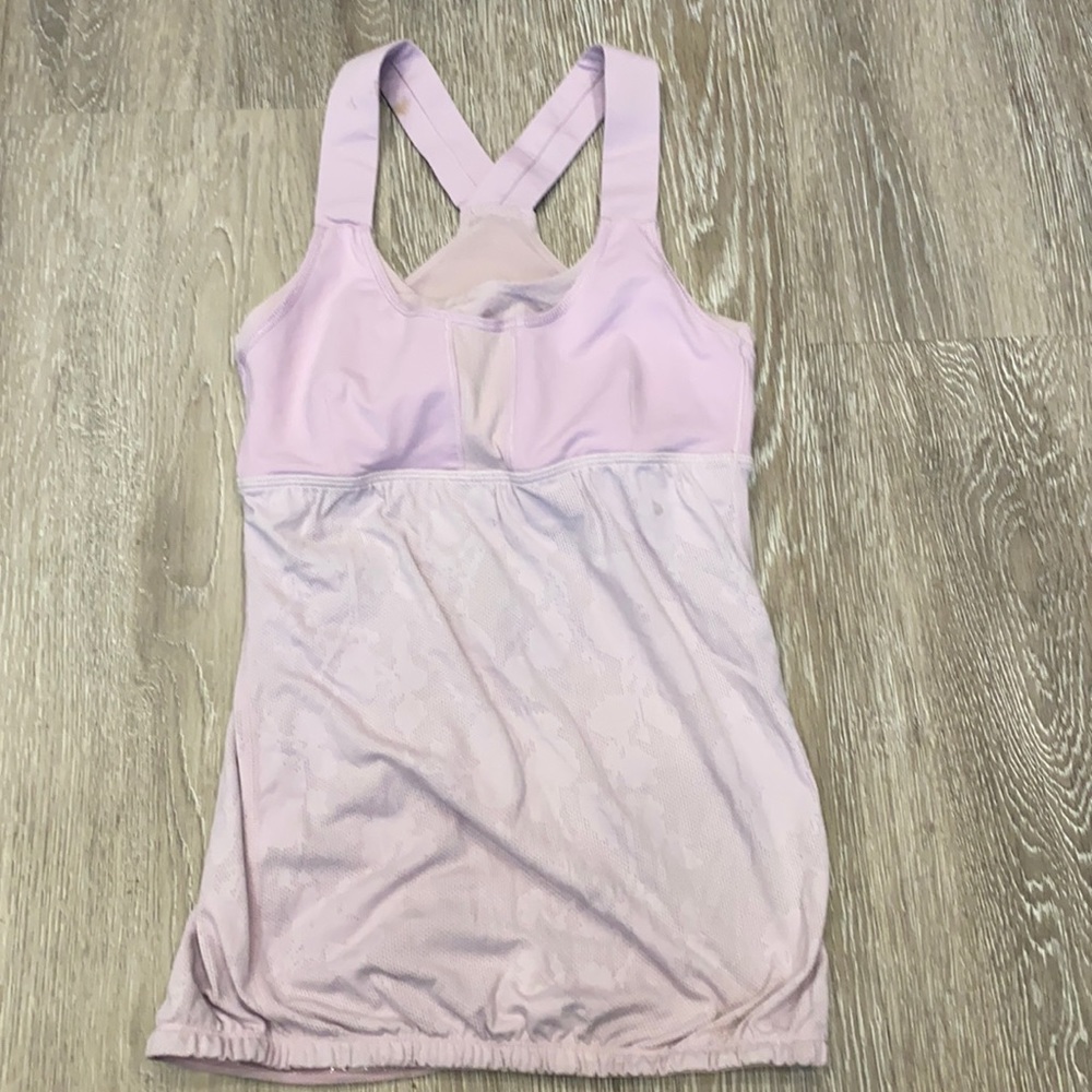 2/$20 Lavender Lululemon athletica top